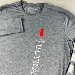 Michelob Ultra Performance Shirt Mens Large Gray Long Sleeve Endurance Tee